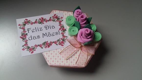 Caixinha Lembrancinha Dia das Mães