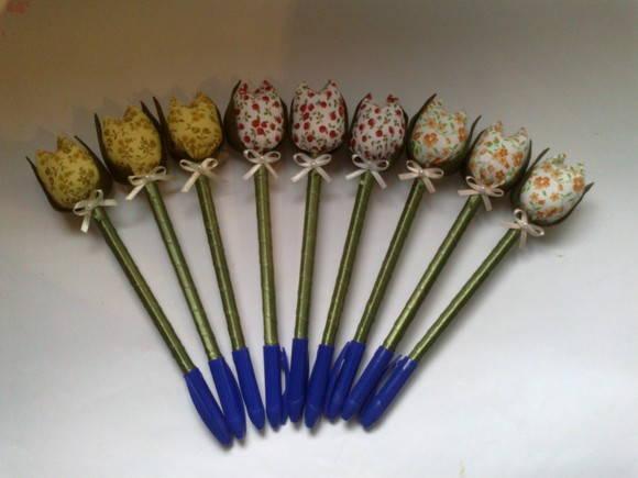 Caneta com Tulipa
