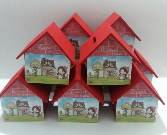 Casa Chapéuzinho Vermelho Aquarela - Esgotada