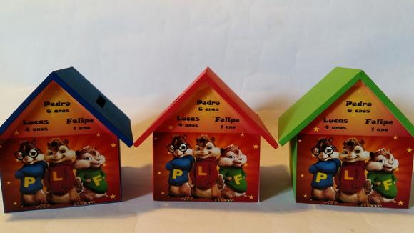 Casa Cofre Alvin e os Esquilos