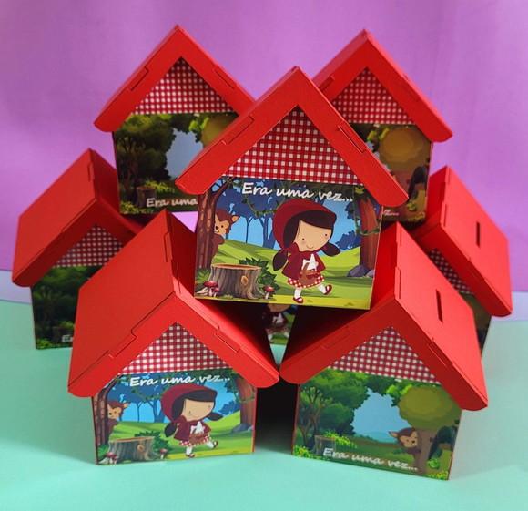 Casa Cofre Chapéuzinho Vermelho