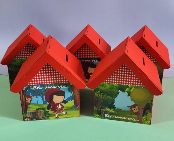 Casa Cofre Chapéuzinho Vermelho