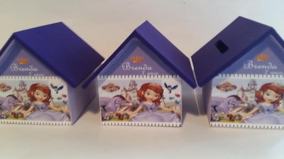 Casa Cofre de mdf - Princesa Sofia