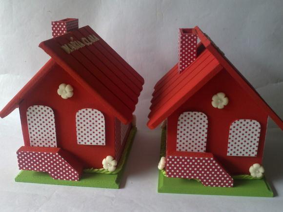 Casa Cofre Em Mdf