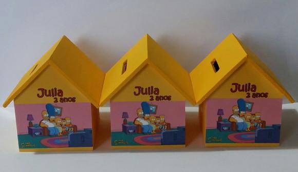 Casa Cofre Família Simpsons