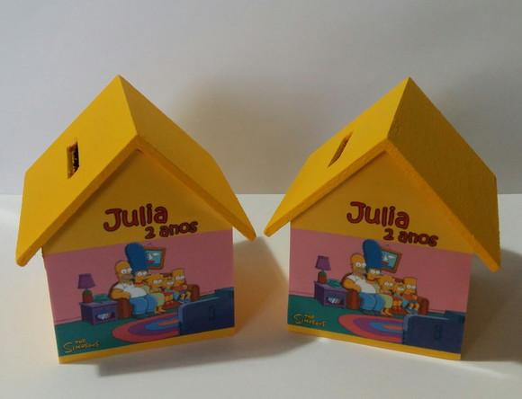 Casa Cofre Família Simpsons
