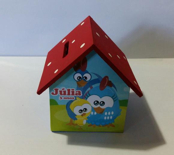 Casa Cofre Galinha Pintadinha