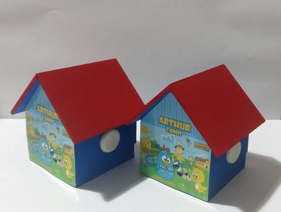 Casa Cofre Galinha Pintadinha