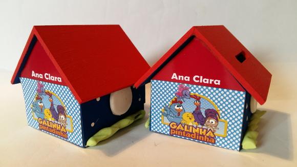 Casa Cofre Galinha Pintadinha