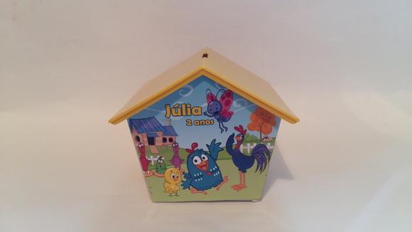 Casa Cofre Galinha Pintadinha Promoção