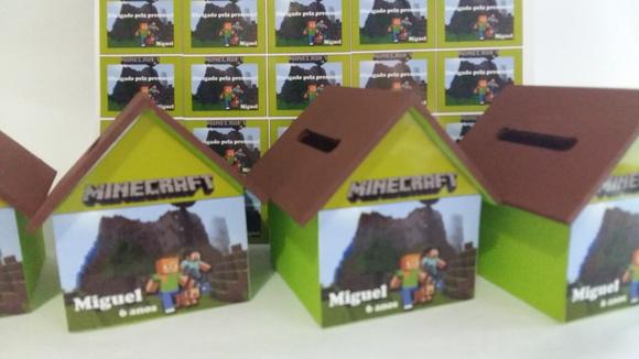 Casa Cofre Minecraft