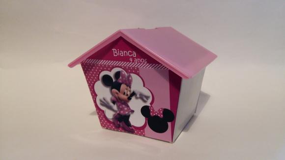 Casa Cofre Minnie Rosa - ESGOTADO