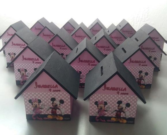 Casa Cofre Minnie Rosa Ii - Promoção