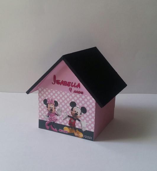 Casa Cofre Minnie Rosa Ii - Promoção