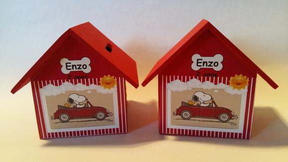 Casa Cofre Snoopy no Fusca