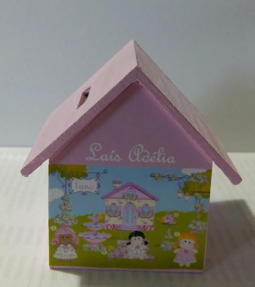 Casa Cofre Tema Casinha de Boneca