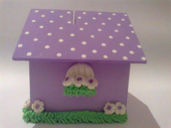 Casinha Cofre de mdf