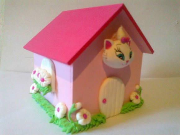 Casinha Cofre em mdf da Marie