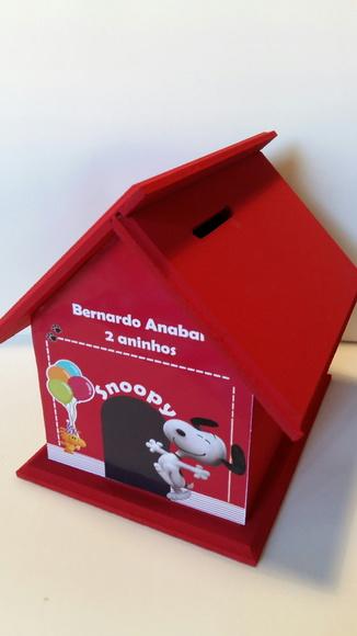Centro de Mesa Casa Snoopy -promoção!!