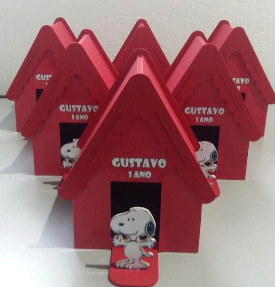 Centro de Mesa Chalé do Snoopy