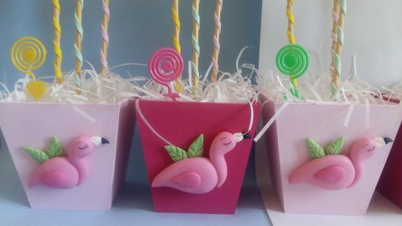 Centro de Mesa Flamingo