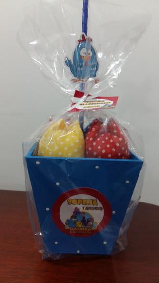 Centro de Mesa Galinha Pintadinha