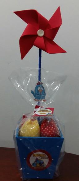 Centro de Mesa Galinha Pintadinha