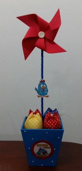 Centro de Mesa Galinha Pintadinha
