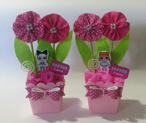 Centro de Mesa LOL SURPRISE Rosa