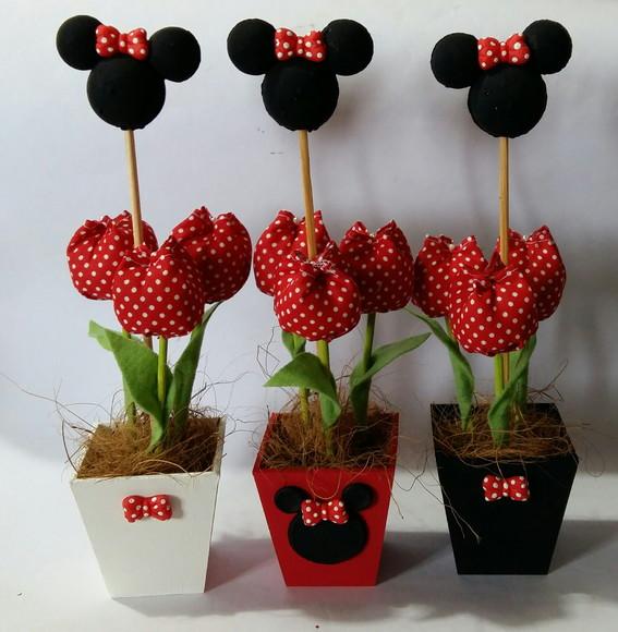 Centro de Mesa Minnie & Mickey