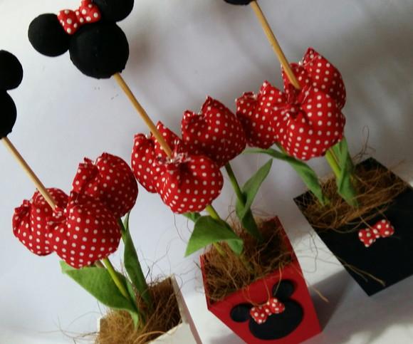Centro de Mesa Minnie & Mickey