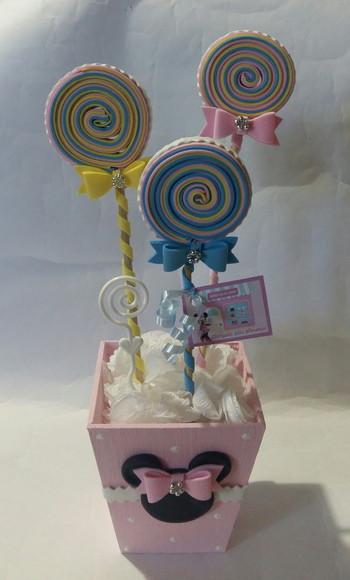 Centro de Mesa Minnie Confeiteira