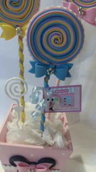 Centro de Mesa Minnie Confeiteira