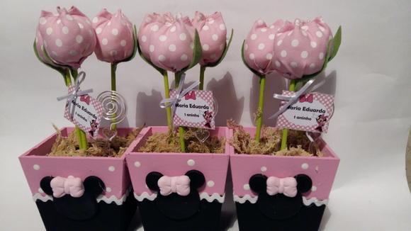 Centro de Mesa Minnie Rosa