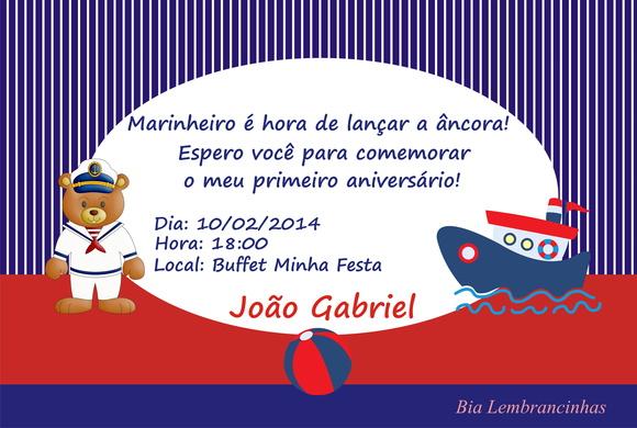 Convite MARINHEIRO