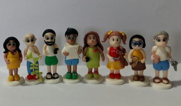 Família Personalizada em Biscuit