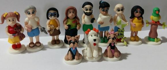 Família Personalizada em Biscuit
