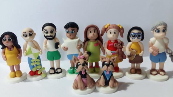 Família Personalizada em Biscuit