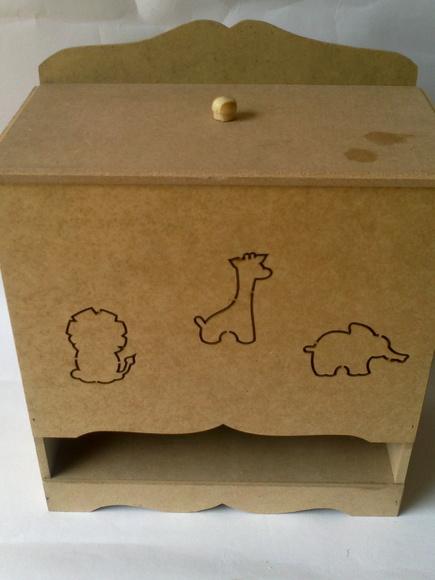Kit Higiene em mdf crú