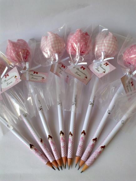 Lápis Bailarina Rosa - promoçãoooooooooo