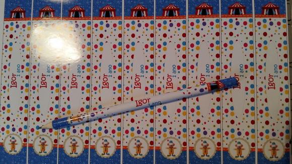Lápis Personalizado Circo
