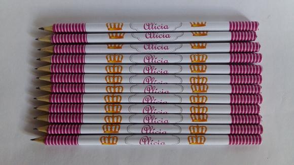 Lápis Personalizado Coroa