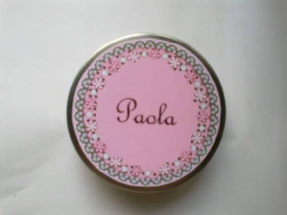 Latinha Marrom e Rosa