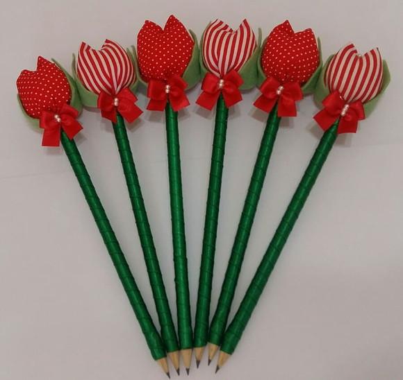 Lembrancinha Lápis Tulipa