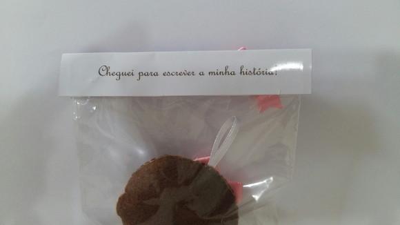 Lembrancinha Nascimento - Chaveiro Bebê Menina