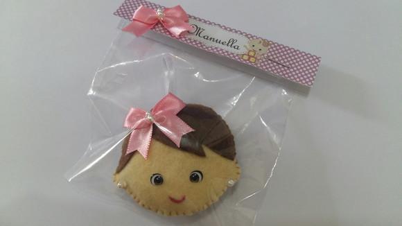 Lembrancinha Nascimento - Chaveiro Bebê Menina