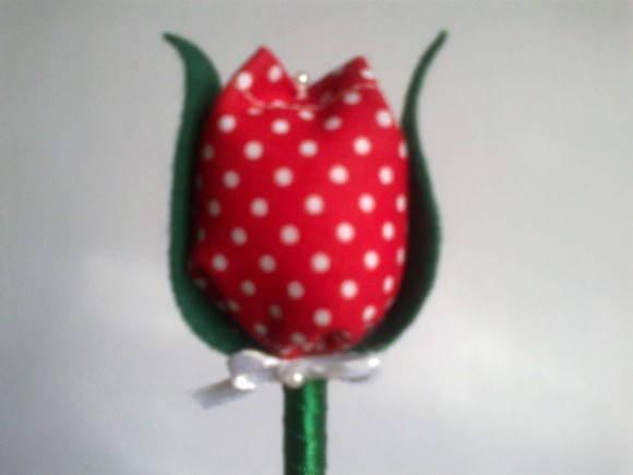 Lembrancinha Tulipas no Lápis