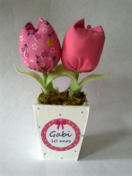 Lembrancinha Vasinho com Tulipas !