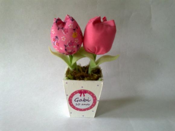Lembrancinha Vasinho com Tulipas !