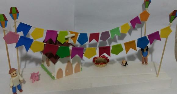 Mini Bandeirolas Festa Junina